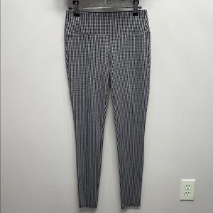 NWOT Nine West Houndstooth Seamed Tummy Control Ponte Leggings XS